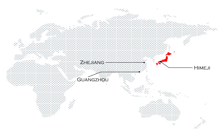 桜貿易 事業所マップ